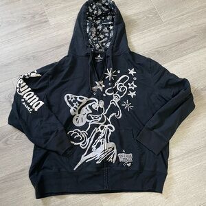 Disneyland Parks Hoodie Zip Down Sz 1X